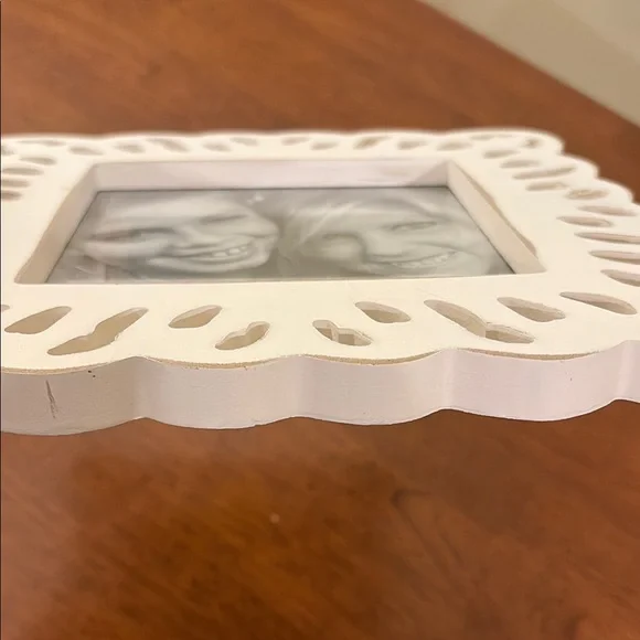White Picture Frame with Intricate Scrollwork - Picture 9 of 12